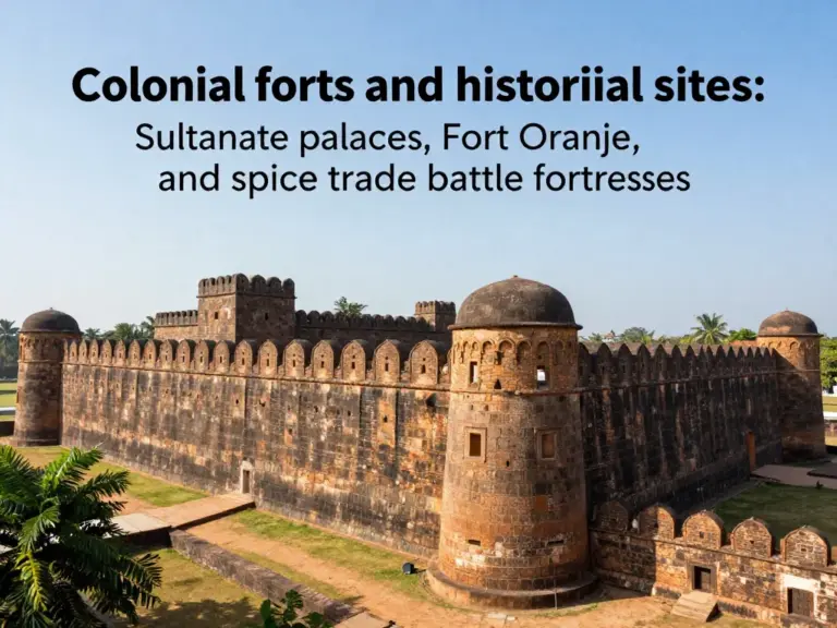 Key Colonial Forts and Historical Sites to Visit: Sultanates, Fort Oranje, and Forts’ Roles in Spice Conflicts