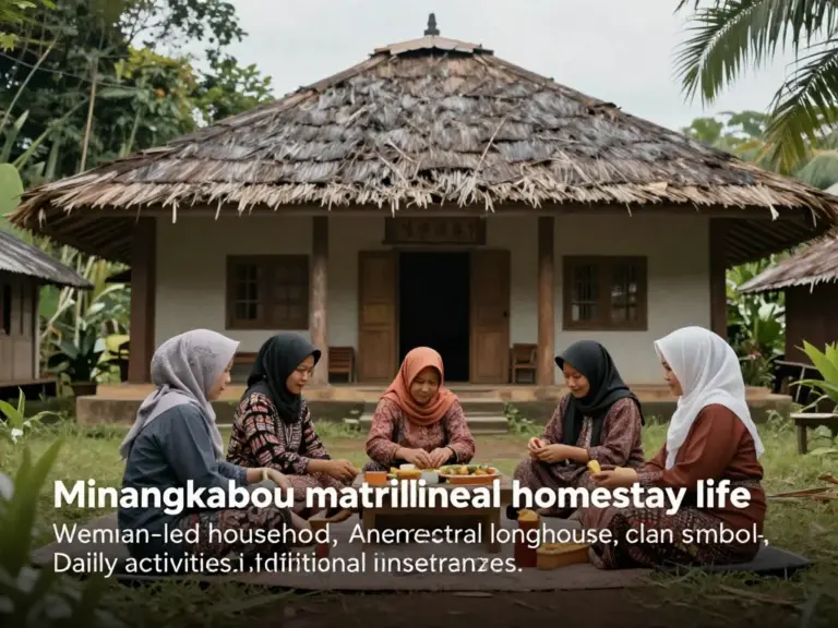 Matrilineal Society Explained: How Minangkabau Inheritance, Family Roles, and Clan Systems Shape Homestay Life