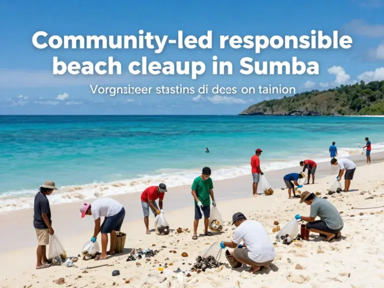 Organizing Responsible Beach Cleanups in Sumba: Best Practices, Community Involvement, and Environmental Outcomes