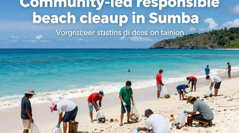 Organizing Responsible Beach Cleanups in Sumba: Best Practices, Community Involvement, and Environmental Outcomes