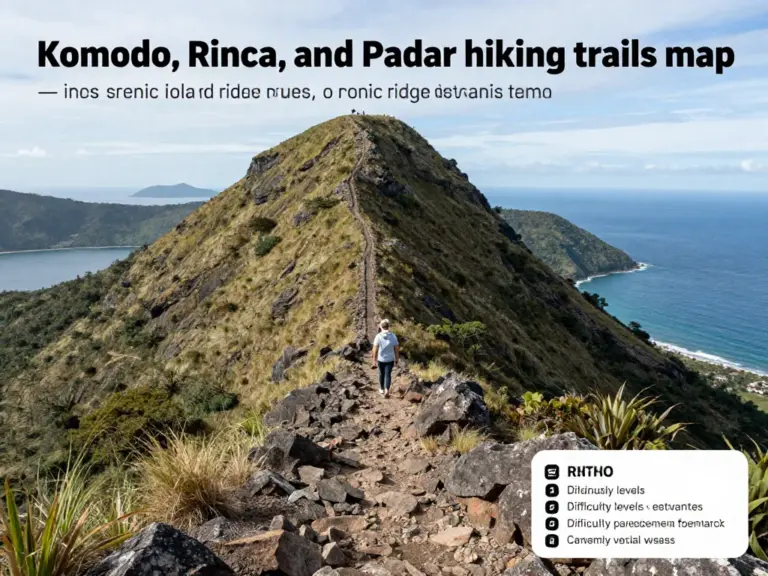 Popular Trails and Distance Breakdown — Detailed Routes, Hiking Difficulty, and Time Estimates for Komodo, Rinca, and Padar