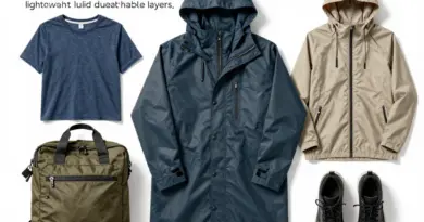 Practical packing strategies and outfit combinations for modest dress in humid climates and sudden downpours