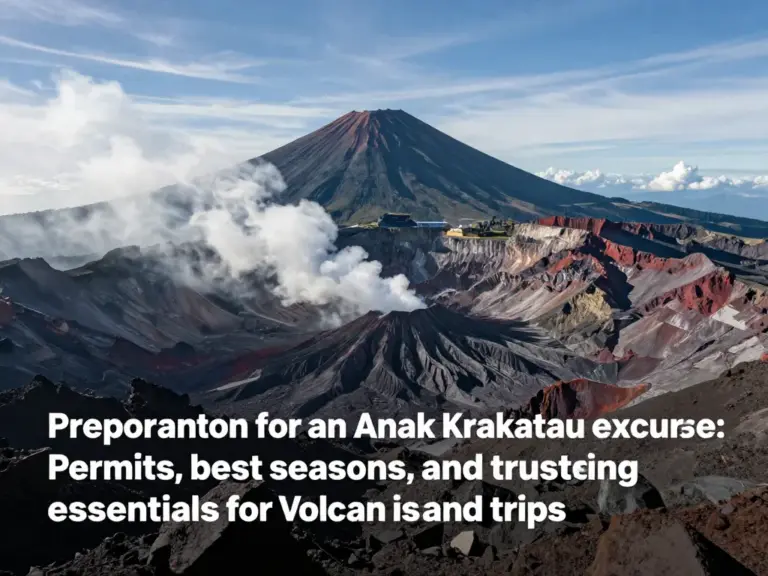 Preparing Your Trip: Permits, Best Seasons, and Reliable Tour Operators for Anak Krakatau Excursions