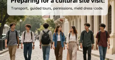 Preparing for your visit: Practical tips on transport, guided tours, permissions, dress code, and local etiquette