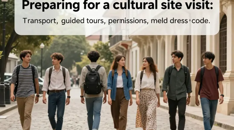 Preparing for your visit: Practical tips on transport, guided tours, permissions, dress code, and local etiquette