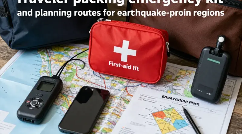 Preparing to Travel to Seismically Active Regions: Packing Essentials, Emergency Plans, and Communication Strategies