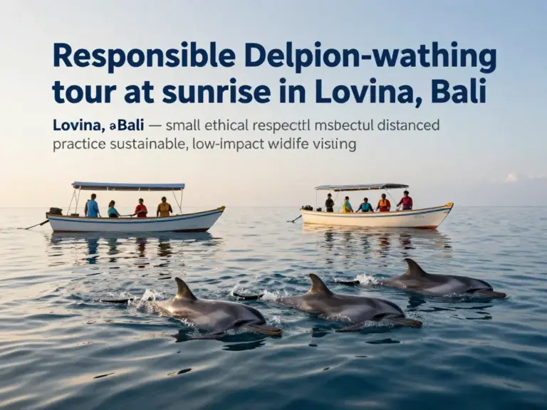 Responsible Dolphin Watching in Lovina: Best Time, Ethical Guidelines, and Responsible Operators for a Sustainable Experience