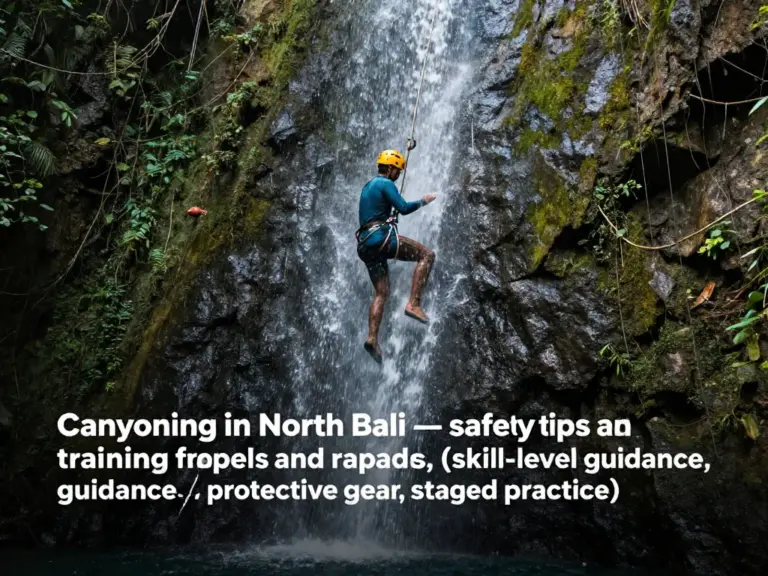 Safety Tips, Skill Levels & Training for Canyoning in North Bali: Preparing for Jumps, Rappels, and Rapids