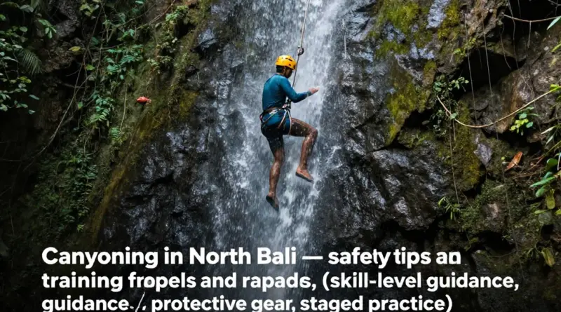 Safety Tips, Skill Levels & Training for Canyoning in North Bali: Preparing for Jumps, Rappels, and Rapids