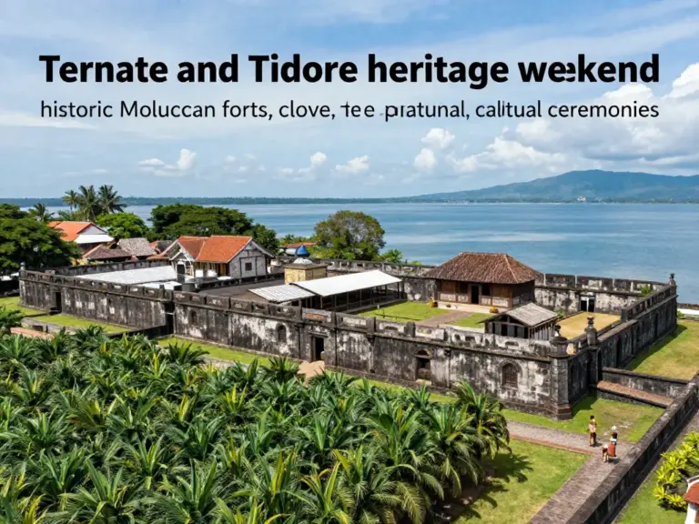 Ternate and Tidore Heritage Weekend: Exploring Clove History, Colonial Forts, and Cultural Traditions of the Moluccas