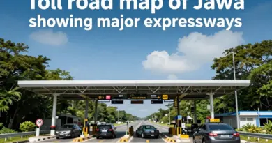 Toll Road Map and Routes Across Java: Major Expressways, Toll Plazas, Typical Distances, and Travel Time Expectations