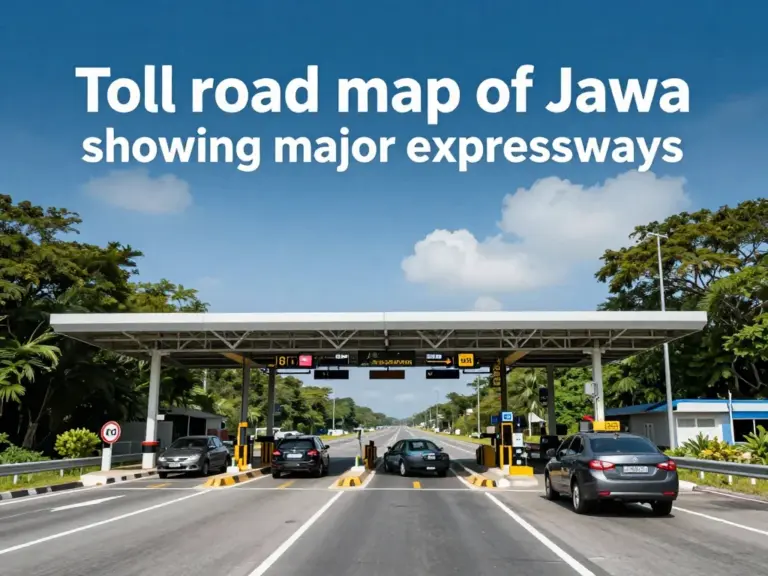 Toll Road Map and Routes Across Java: Major Expressways, Toll Plazas, Typical Distances, and Travel Time Expectations