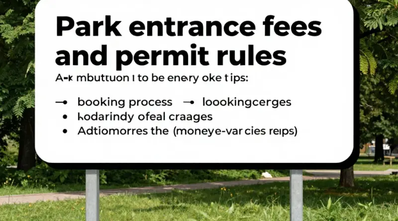 Understanding Entry Fees, Permits, and How to Book: Park Rules, Local Fees, and Cost-Saving Tips
