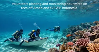 What is coral restoration voluntourism and why choose Amed and Gili Air for your reef conservation trip?