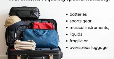 What items are restricted or require special handling? — Rules for batteries, sports equipment, musical instruments, liquids, and fragile or oversized items on Indonesian carriers
