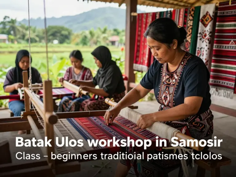 What to Expect from a Batak Ulos Weaving Workshop in Samosir: Class Formats, Duration, and Hands-On Techniques for Beginners