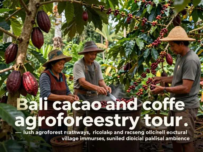 What to expect on a Bali cacao and coffee agroforestry tour: typical itineraries, hands-on activities, and cultural immersion