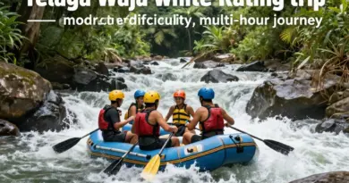 What to expect on a typical Telaga Waja rafting trip — difficulty, duration, equipment, and river conditions