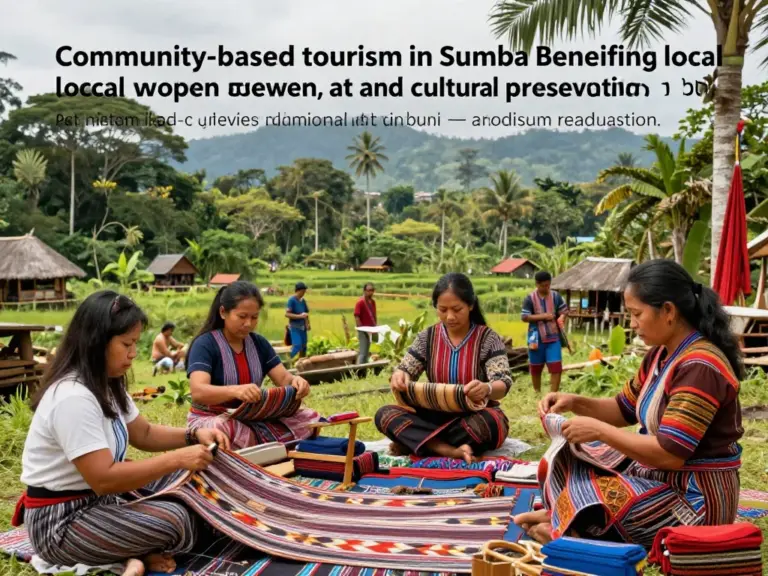 Why Community-Based Tourism Matters in Sumba: Benefits for Local Weavers, Conservation, and Cultural Preservation