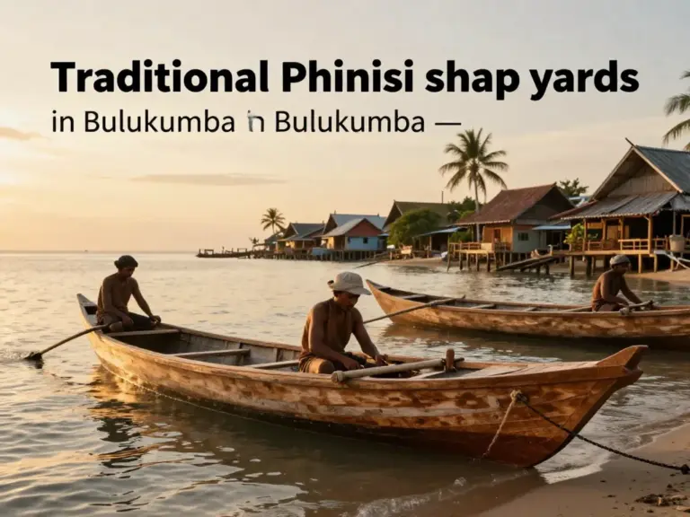 Why visit Phinisi shipyards in Bulukumba? Understanding cultural significance, visitor expectations, and the best times to go