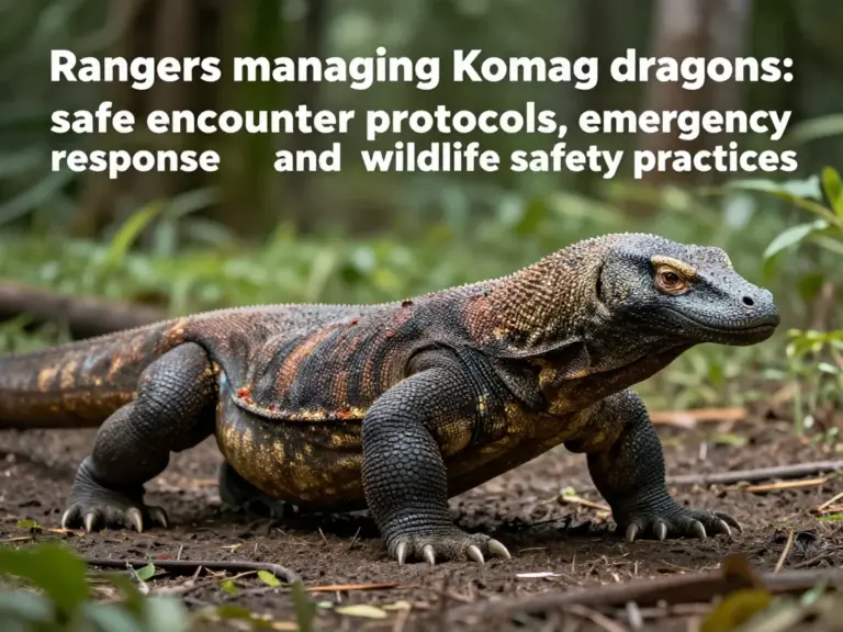 Wildlife Safety and Ranger Guidelines — How Rangers Manage Komodo Dragons, Best Practices During Encounters, and Emergency Procedures