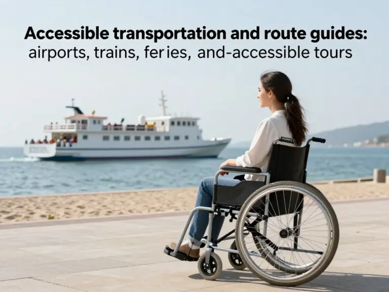 Accessible Transportation and Route Guides: Airports, Trains, Ferries, and Wheelchair-Accessible Tours