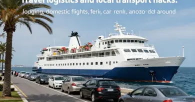 Accommodation, Transportation and Local Transport Hacks: Where to Stay, Domestic Flights, Ferries, Car Rentals, and Getting Around Safely