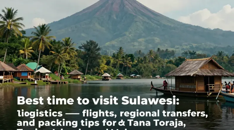 Best time to visit Sulawesi and travel logistics: flights, regional transfers, and packing tips for Tana Toraja, Togian Islands, and Makassar