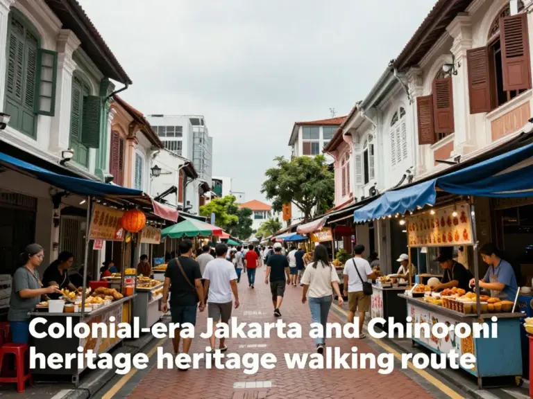 Colonial and Chinatown Heritage Walks in Jakarta: A Self-Guided Route with Food Stops for History and Street Food Lovers