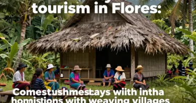 Community-Based Tourism in Flores: Homestays, Weaving Villages, and Local Food Experiences