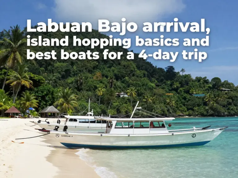 Day 1 — Labuan Bajo Arrival, Island Hopping Basics, and Best Boat Options for a 4-Day Trip