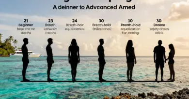 Freediving course progression in Amed: beginner to advanced depths, skill milestones, and expected timelines