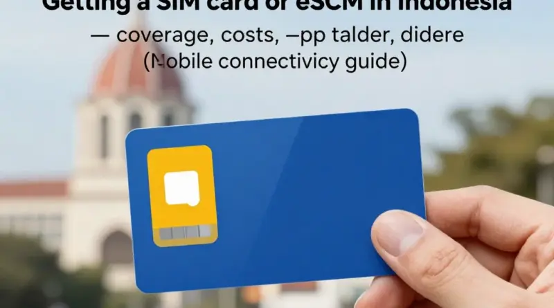 Getting a SIM Card or eSIM in Indonesia: Complete Guide to Coverage, Costs, and Top Providers