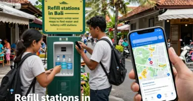 How refill stations in Bali work, best apps and maps to locate water and toiletry refills, and tips for safe refilling