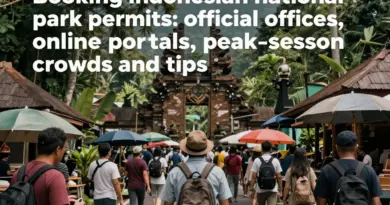 How to Find and Book National Park Permits in Indonesia: Official Offices, Online Portals, and Peak-Season Tips