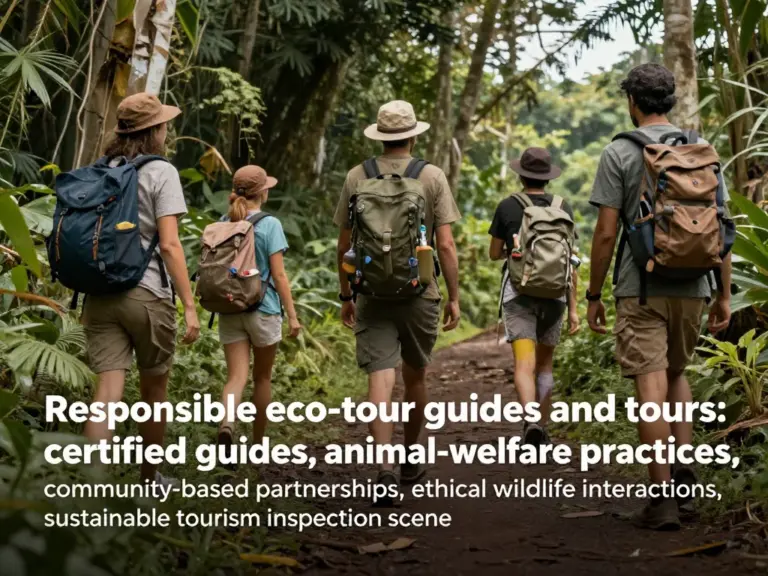 How to Identify Responsible Guides and Tours: Certifications, Animal Welfare Practices, and Community-Based Partnerships