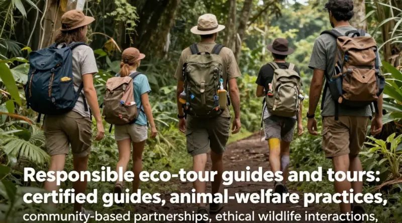 How to Identify Responsible Guides and Tours: Certifications, Animal Welfare Practices, and Community-Based Partnerships