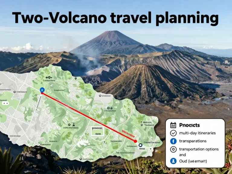 How to Plan Your Two-Volcano Trip — Routes, Multi-Day Itineraries, Transportation Options, and Permits