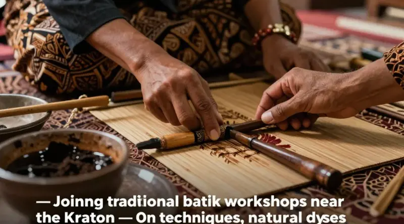 How to join batik workshops near the Kraton: techniques, materials, and choosing authentic hands-on experiences