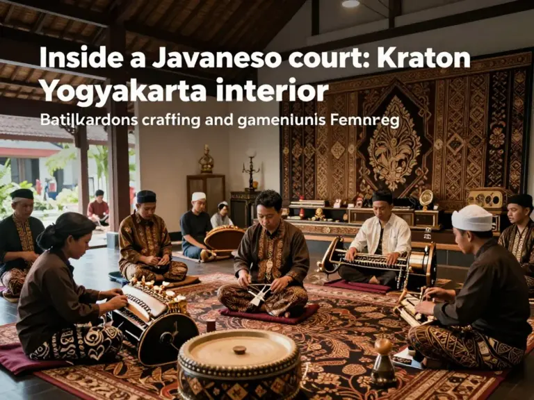 Inside Javanese Court Culture: Experiencing Kraton Yogyakarta, Batik Crafting, and Gamelan Workshops for Authentic Cultural Immersion