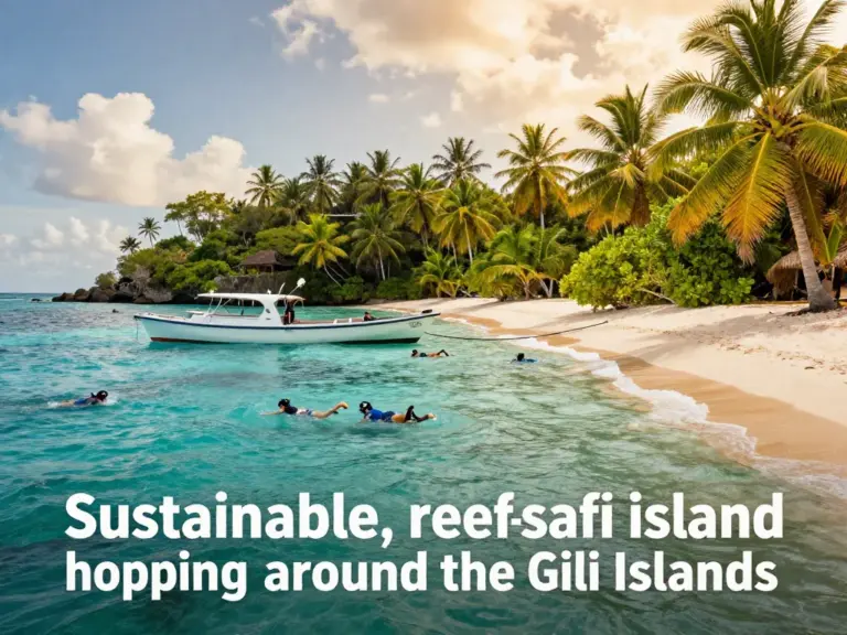 Low-Impact Island Hopping Reef-Safe Ways to Explore the Gili Islands: Sustainable Tips for Responsible Travelers