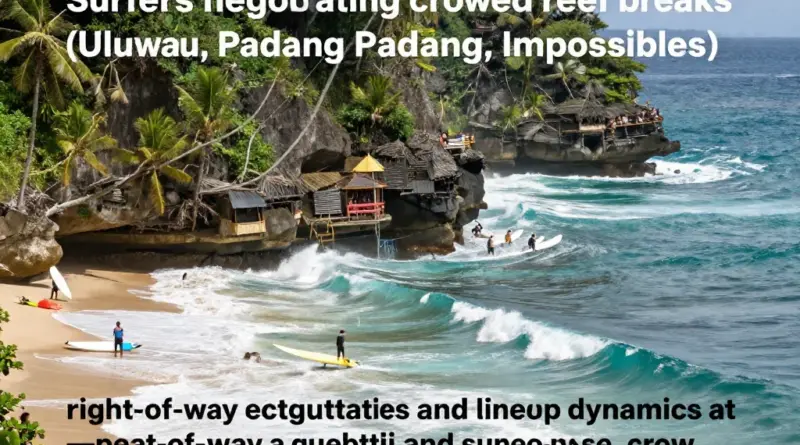 Navigating the Lineup and Local Etiquette: Peak Spots (Uluwatu, Padang Padang, Impossibles), Right-of-Way, and Crowd Management