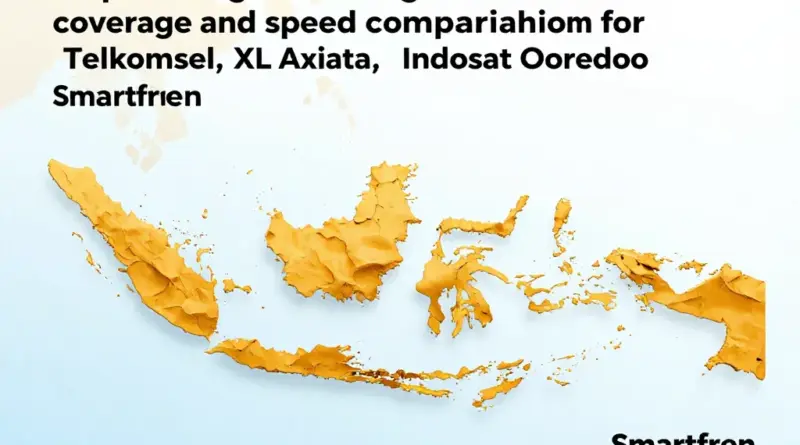 Network Coverage and Speed Across Indonesia — comparison of Telkomsel, XL Axiata, Indosat Ooredoo, Smartfren, and regional limitations