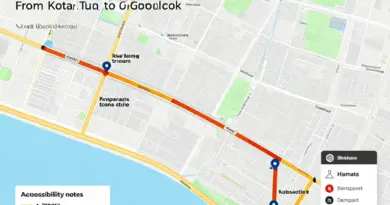 Planning your route: step-by-step itinerary from Kota Tua to Glodok, map tips, transportation between stops, walking times, and accessibility considerations
