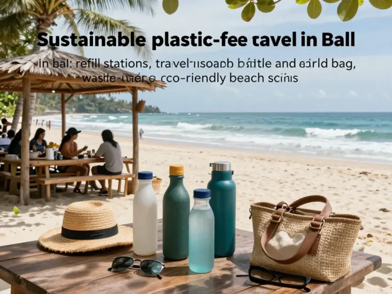 Plastic-Free Travel in Bali: How to Find Refill Stations, BYO Gear, and Waste-Smart Cafes for a Sustainable Trip