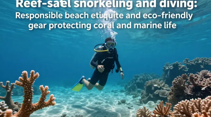 Practical Reef-Safe Activities and Practices — Snorkeling, Diving, Beach Etiquette, and Gear Choices That Protect Coral and Marine Life