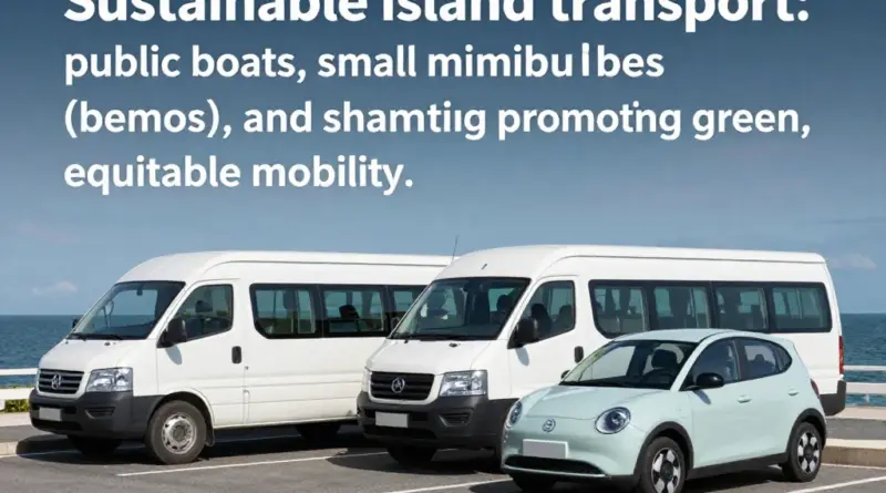 Sustainable Island Transport: How Public Boats, Bemos, and Shared Cars Can Create Greener, Equitable Mobility