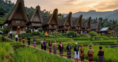 Tana Toraja cultural immersion: traditional ceremonies, village tours, trekking, and recommended accommodations near Rantepao