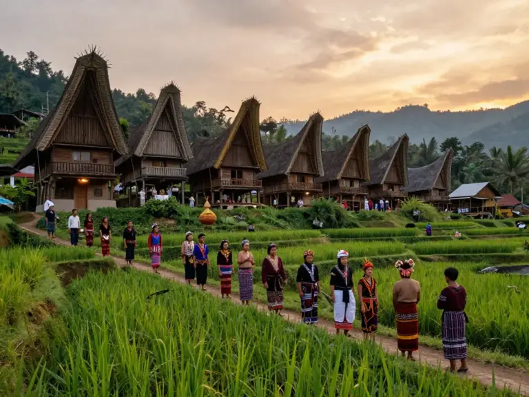 Tana Toraja cultural immersion: traditional ceremonies, village tours, trekking, and recommended accommodations near Rantepao