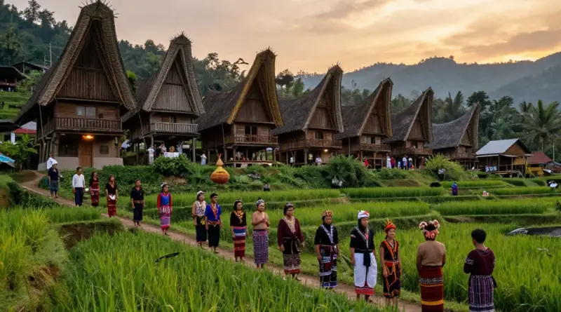 Tana Toraja cultural immersion: traditional ceremonies, village tours, trekking, and recommended accommodations near Rantepao